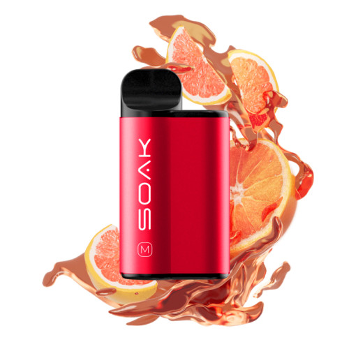 Электронная сигарета SOAK M 4000 затяжек - Ruby Grapefruit (Рубиновый Грейпфрут)