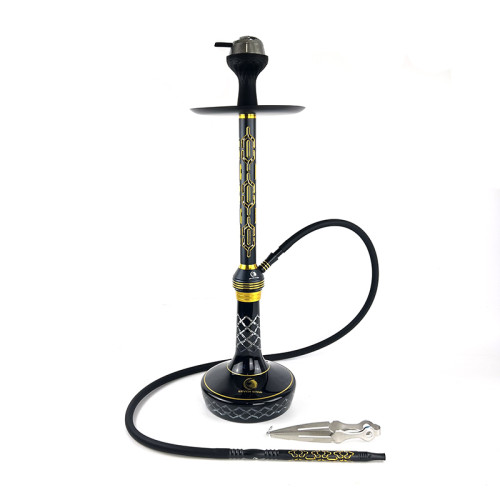Кальян Seven Star - E-72B Black-Gold 65см