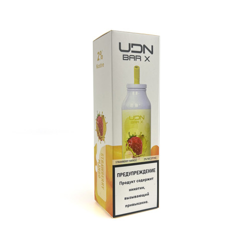 Электронная сигарета UDN BAR X 7000 затяжек - Strawberry Mango (Клубника манго)