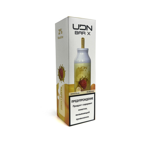 Электронная сигарета UDN BAR X 7000 затяжек - Mango Lychee (Манго Личи)