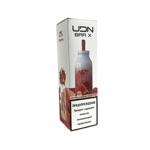 Электронная сигарета UDN BAR X 7000 затяжек - Watermelon Raspberry (Арбуз малина)
