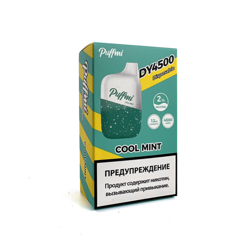 Электронная сигарета Puffmi DY 4500 затяжек - Cool Mint (Холодная мята)