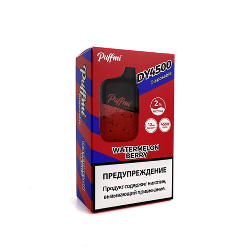 Электронная сигарета Puffmi DY 4500 затяжек - Watermelon Berry (Арбуз Ягоды)