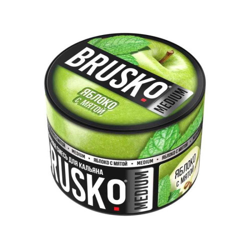 Смесь BRUSKO MEDIUM 50г - Яблоко с мятой