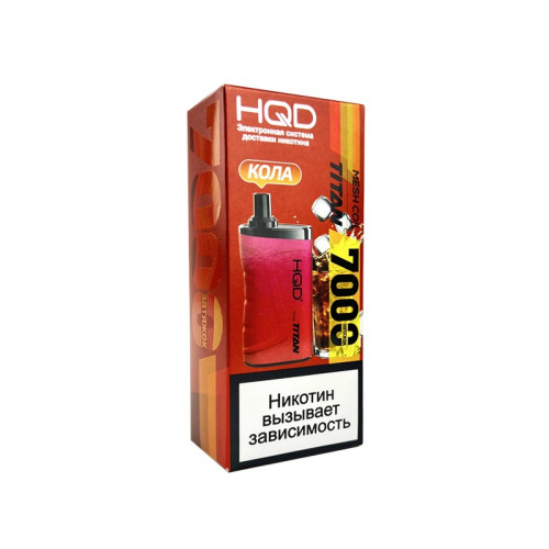 Электронная сигарета HQD TITAN 7000 затяжек - Кола