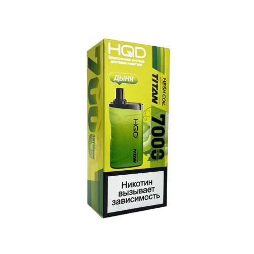 Электронная сигарета HQD TITAN 7000 затяжек - Дыня