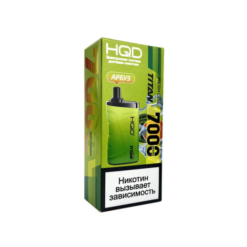 Электронная сигарета HQD TITAN 7000 затяжек - Арбуз