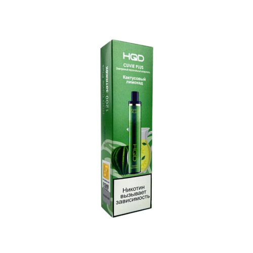 Электронная сигарета HQD CUVIE PLUS - Cactus Lemonade (Кактусовый лимонад) 1200