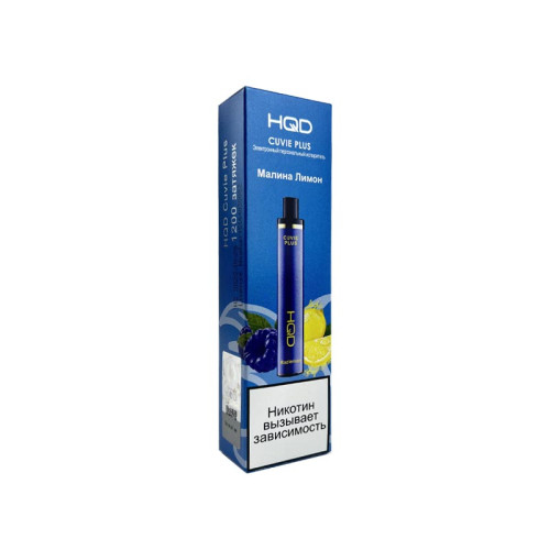 Электронная сигарета HQD CUVIE PLUS - Razlemon (Малина, лимон) 1200