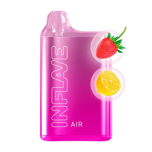 Электронная сигарета INFLAVE AIR 6000 затяжек - Земляника Лимон
