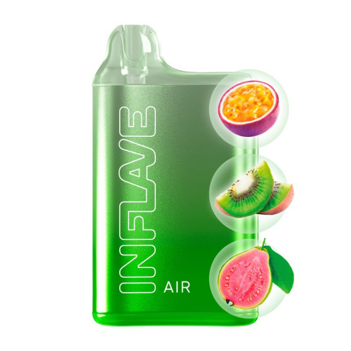 Электронная сигарета INFLAVE AIR 6000 затяжек - Маракуйя Киви Гуава