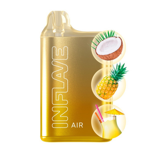 Электронная сигарета INFLAVE AIR 6000 затяжек - Пина Колада