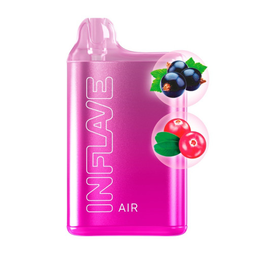 Электронная сигарета INFLAVE AIR 6000 затяжек - Смородина Клюква