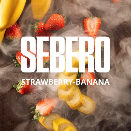Табак Sebero 40г - Banana Strawberry (Банан Клубника)