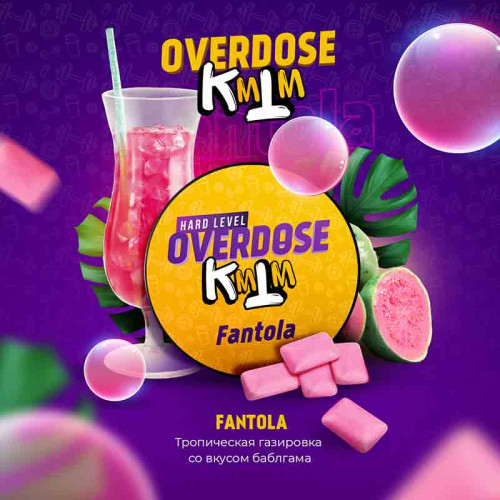 Табак Overdose 100г - Тропическая газировка (Fantola)