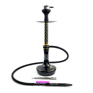 Кальян Seven Star - AM-572 Black Gold - 65см