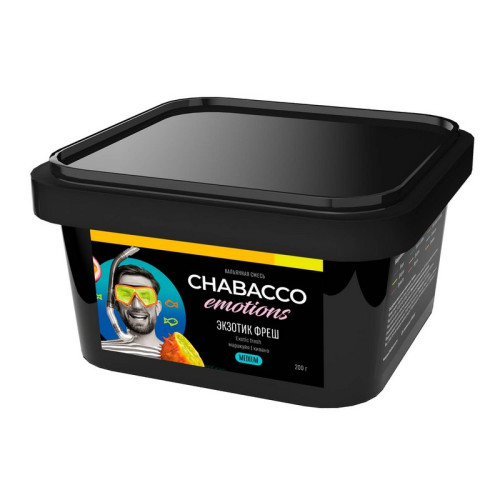 Смесь Chabacco MEDIUM 200г - Exotic Fresh (Маракуйя, Кивано)