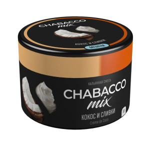 Смесь Chabacco Mix MEDIUM 40г - Creme De Coco (Кокос и сливки)