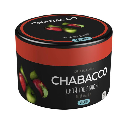 Смесь Chabacco MEDIUM 40г -  Double Apple (Двойное Яблоко)