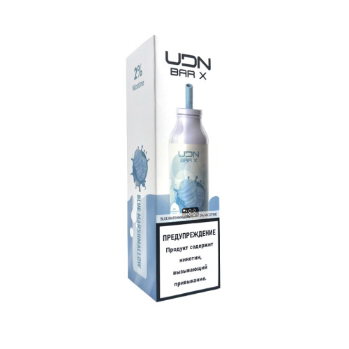 Электронная сигарета UDN BAR X 7000 затяжек - Blue Marshmallow (Маршмеллоу)