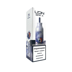 Электронная сигарета UDN BAR X 7000 - Blueberries Raspberries Ice (Черника Малина Лед)