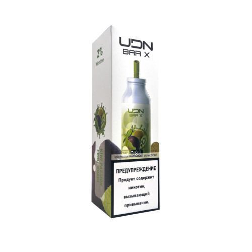 Электронная сигарета UDN BAR X 7000 затяжек - Kiwi Passionfruit Guava (Киви Маракуйя Гуава)