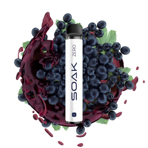 Электронная сигарета SOAK X ZERO 2200 затяжек - Blackurrant Daiqurri (Дикая черная смородина)