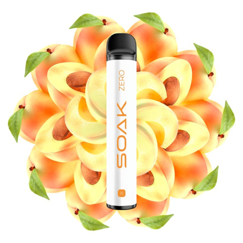 Электронная сигарета SOAK X ZERO 2200 затяжек - Nectarine (Нектарин)