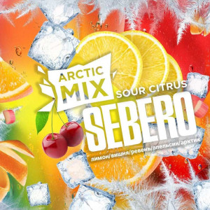 Табак Sebero Arctic Mix 25г - Sour Citrus (Лимон Вишня Ревень Апельсин Лед)