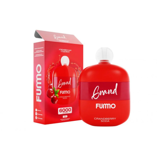 Электронная сигарета Fummo Grand 6000 затяжек - Клюквенная Сода