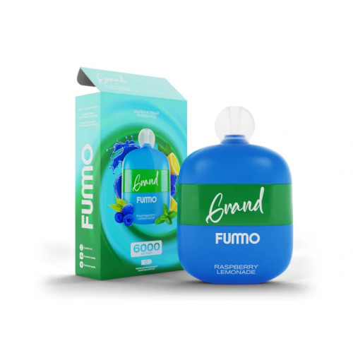 Электронная сигарета Fummo Grand 6000 затяжек - Малиновый Лимонад