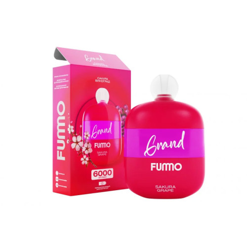 Электронная сигарета Fummo Grand 6000 затяжек - Сакура Виноград