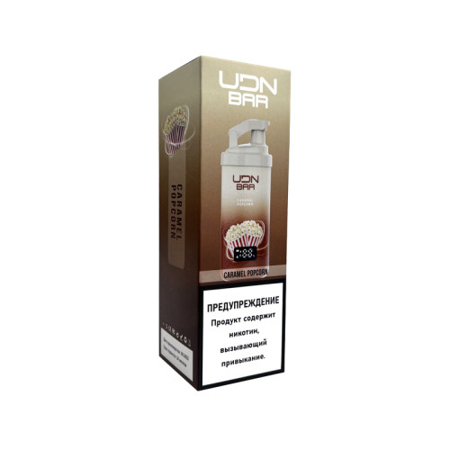 Электронная сигарета UDN BAR X 7000 затяжек - Caramel Popcorn (Карамель Попкорн)