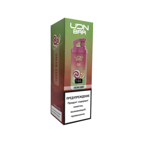 Электронная сигарета UDN BAR X 7000 затяжек - Cream Candy (Кремовый леденец)