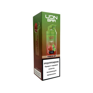 Электронная сигарета UDN BAR X 7000 - Strawberry Mint (Клубника Мята)
