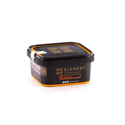 Табак Element Земля 200г - Grape Mint (Виноград Мята)