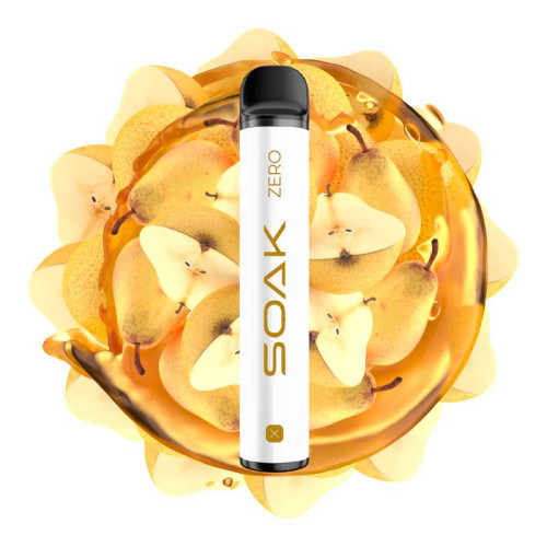 Электронная сигарета SOAK X ZERO 1500 затяжек - Baked Pear (Запеченая груша)