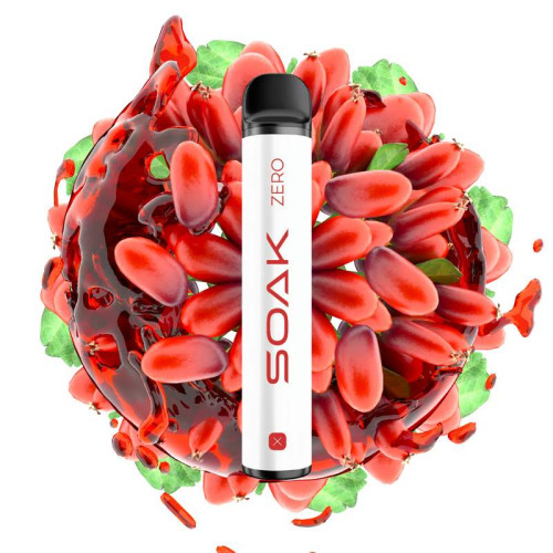 Электронная сигарета SOAK X ZERO 1500 затяжек - Barberry (Барбарис)