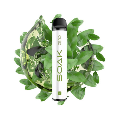 Электронная сигарета SOAK X ZERO 2200 затяжек - Green Tea (Зеленый чай)