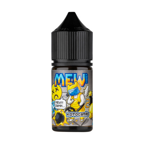 Жидкость MEW Salt 30 мл 20мг - Котосапёр (Лимон и чёрная смородина со льдом)