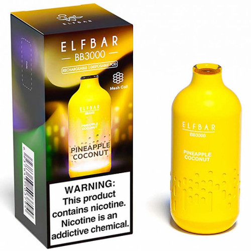 Электронная сигарета Elf Bar BB 3000 затяжек - Ананас Кокос