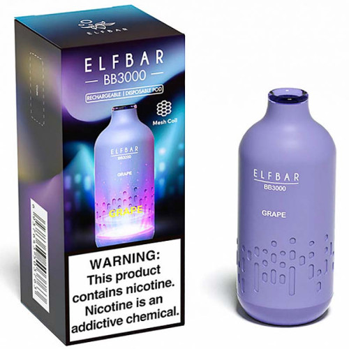 Электронная сигарета Elf Bar BB 3000 затяжек - Виноград