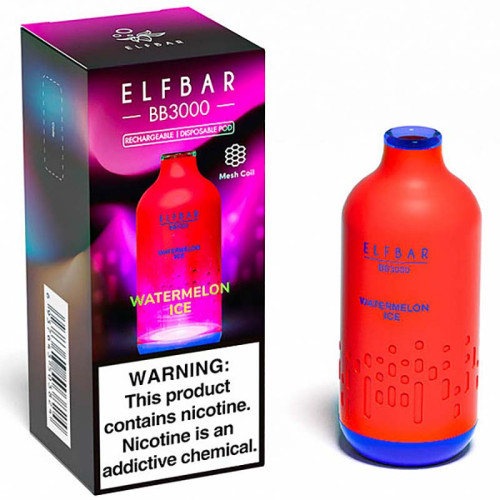 Электронная сигарета Elf Bar BB 3000 затяжек - Ледяной Арбуз