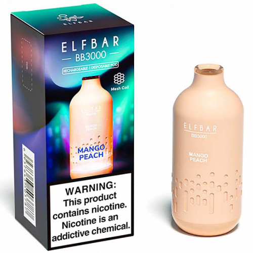 Электронная сигарета Elf Bar BB 3000 затяжек - Манго Персик