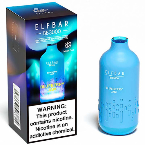 Электронная сигарета Elf Bar BB 3000 затяжек - Черничный Джем
