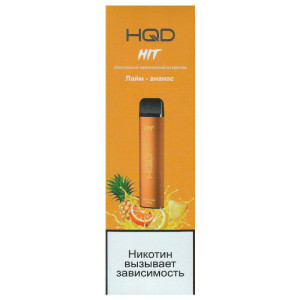 Электронная сигарета HQD HIT 1600 - Лайм Ананас