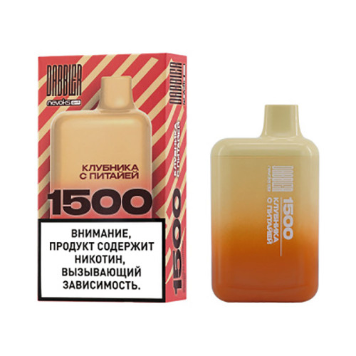 Электронная сигарета DABBLER 1500 затяжек - Клубника Питайя