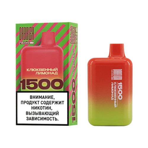 Электронная сигарета DABBLER 1500 затяжек - Клюквенный лимонад