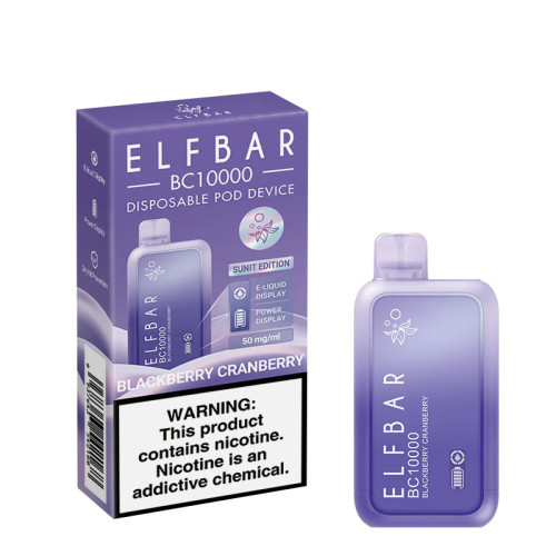 Электронная сигарета Elf Bar BC 10000 затяжек - Blackberries cranberry (Ежевика клюква)