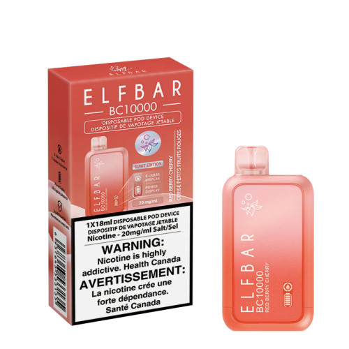 Электронная сигарета Elf Bar BC 10000 затяжек - Red berries cherry (Ягоды Черешня)